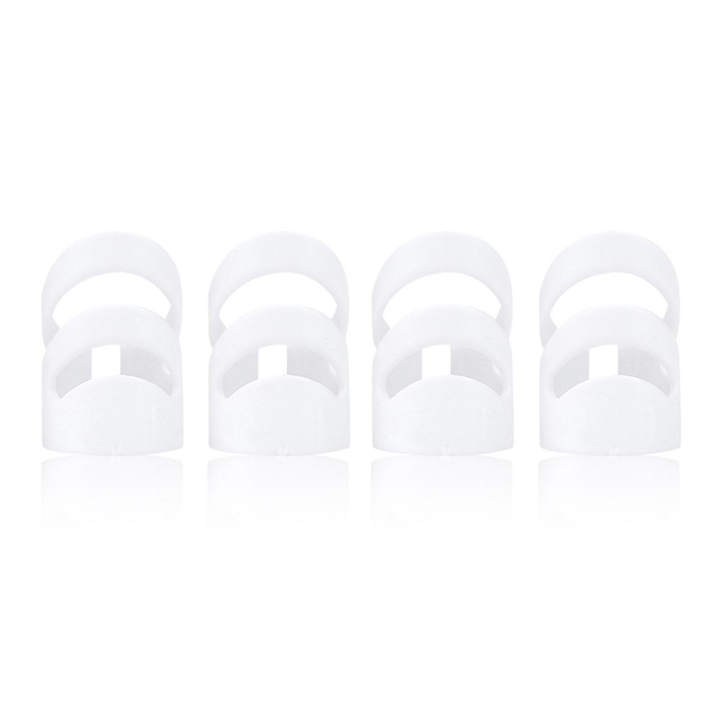 4Pcs Plastic DIY Finger Picks Protector Accessory for Guitar Bass Ukulele Mandolin