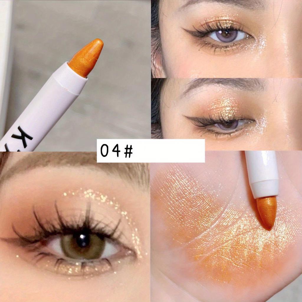 High-gloss Lying Silkworm Eyeshadow Pen 608 White Pearlescent High-gloss Pen Brightens Eye Head Eyeshadow Lasting Lying Silkworm Pen