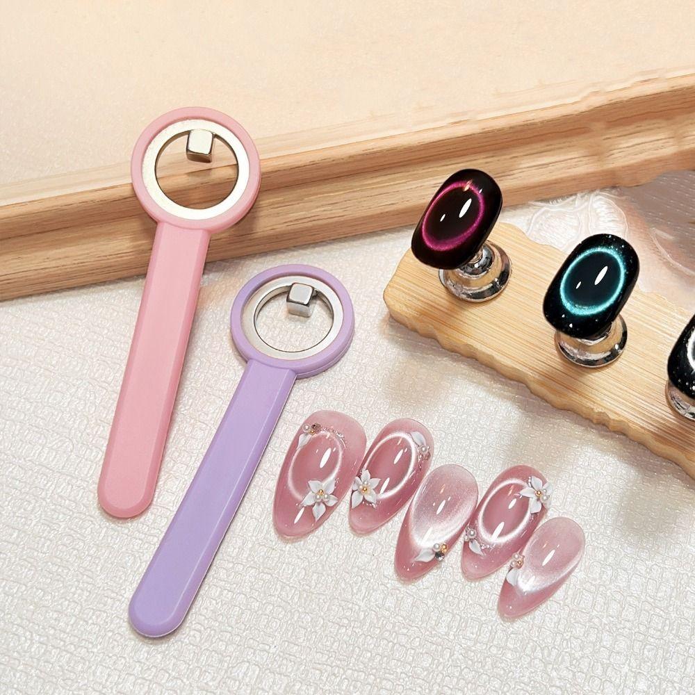 Strong Power Hollow Circle Stick Long Handle Nail Ring Magnet Nail Art Magnet Nail Art Beginner