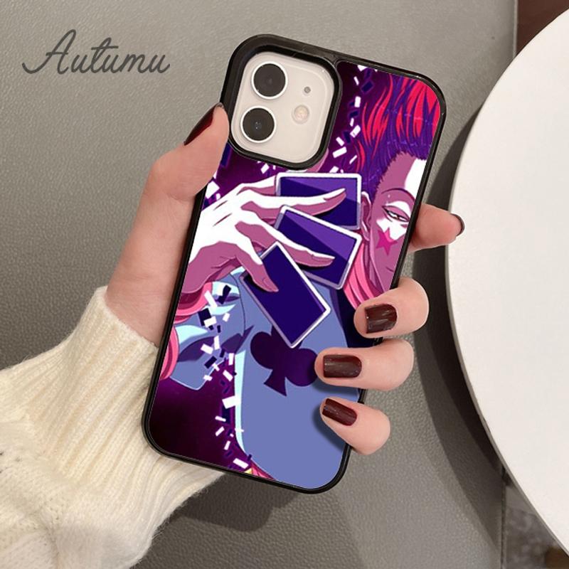 Модный чехол для телефона Hisoka Anime HUNTER×HUNTER для iPhone 11 12 13 14 Pro Max mini XR XS SE 2020 6S 7 8 Plus Galaxy S21 S22