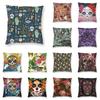 Mexican Skeleton Girl Printed Cushion Cover Home Living Room Sofa Decoration Square Throw Pillow Cover 45x45cm