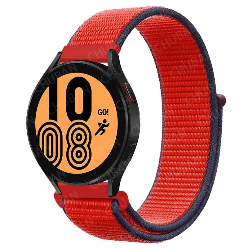 Nylon Loop For Samsung Galaxy Watch 6 5 Pro/4/classic/gear S3 Frontier/active Sport Bracelet Huawei Watch Gt2 3 22mm 20mm Strap