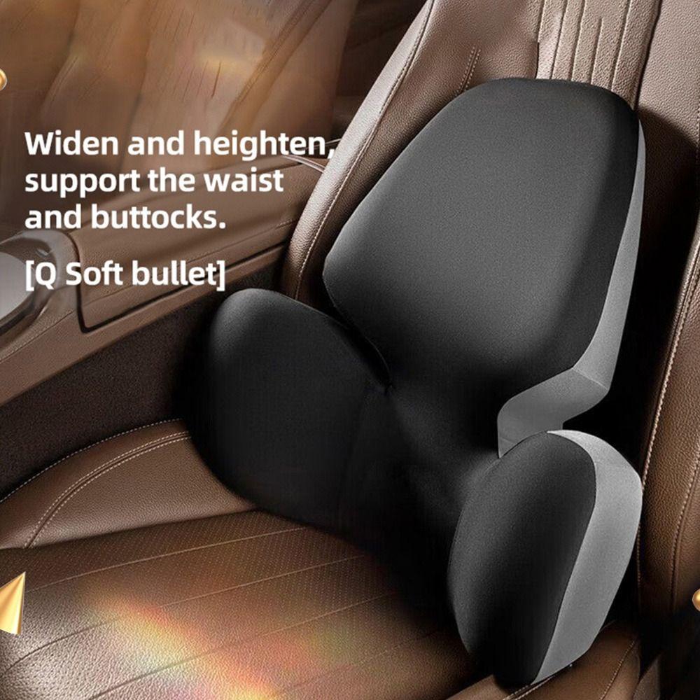 Waist Support Seat Cushion Set Adjustable Chair Backrest Pad New Lumbar Pad