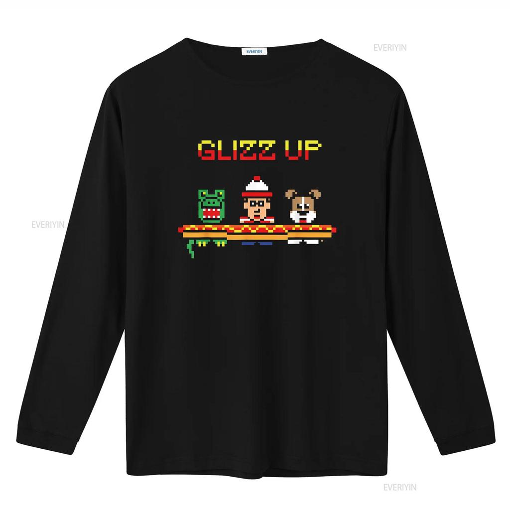 Glizz Up Funny Hot Dog Cute Vintage Retro For T Shirt vintage Washed Soft Unisex Top For Everyday Wear homme graphic fashion