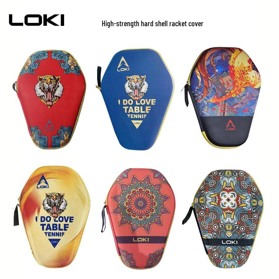 LOKI Thor Table Tennis Racket Case: Portable, Durable, Hard Shell, Large Capacity Bag