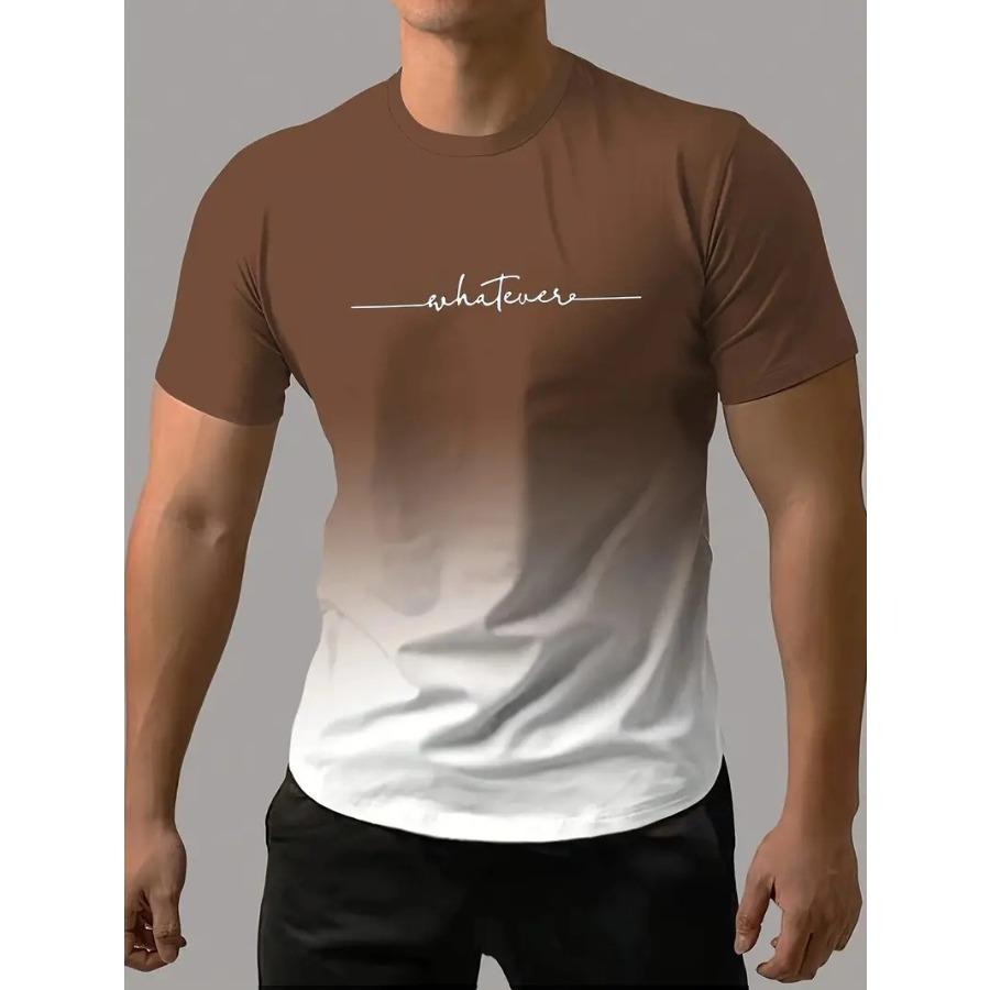 XL-7XL Мужские топы с круглым вырезом и коротким рукавом с 3D-принтом Летние футболки больших размеров