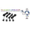 GreenYi 4 Sensors Buzzer 22mm Car Parking Sensor Kit Reverse Backup Radar Sound Alert Indicator Detector System 12V