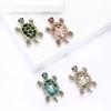 Cute Alloy Rhinestone Big Glass Turtle Brooch High-End Creative Men'S And Women'S Clothing Corsage Jewelry Pin