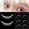 Cosplay Wispy Reusable Natural Fluffy False Lashes Cosplay False Eyelashes White Lashes
