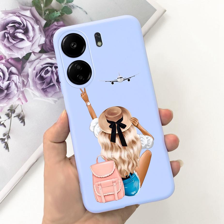 For Xiaomi Poco C65 Case Redmi 13C Cute Fashion Cartoon Cover Soft Silicone Phone Case For Xiaomi Redmi 13C Poco C65 C 65 Bumper