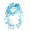 Sweet Pretty Elegant Hollow Tassel Lace Rose Floral Knit Triangle Mantilla Scarf Women Ladies Shawl Wrap Scarves