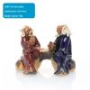Decorative Ceramic Old Man Figure for Fish Tank Bonsai and Micro Landscape