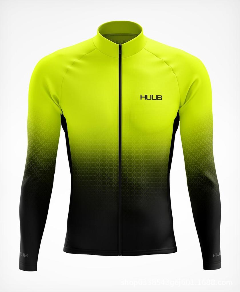 Men's Long-sleeved Spring and Summer New Bicycle Cycling Clothes, Tops Are Breathable