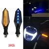 Motorcycle 17LED Turn Signals Indicator Light Universal Two Side Sequential