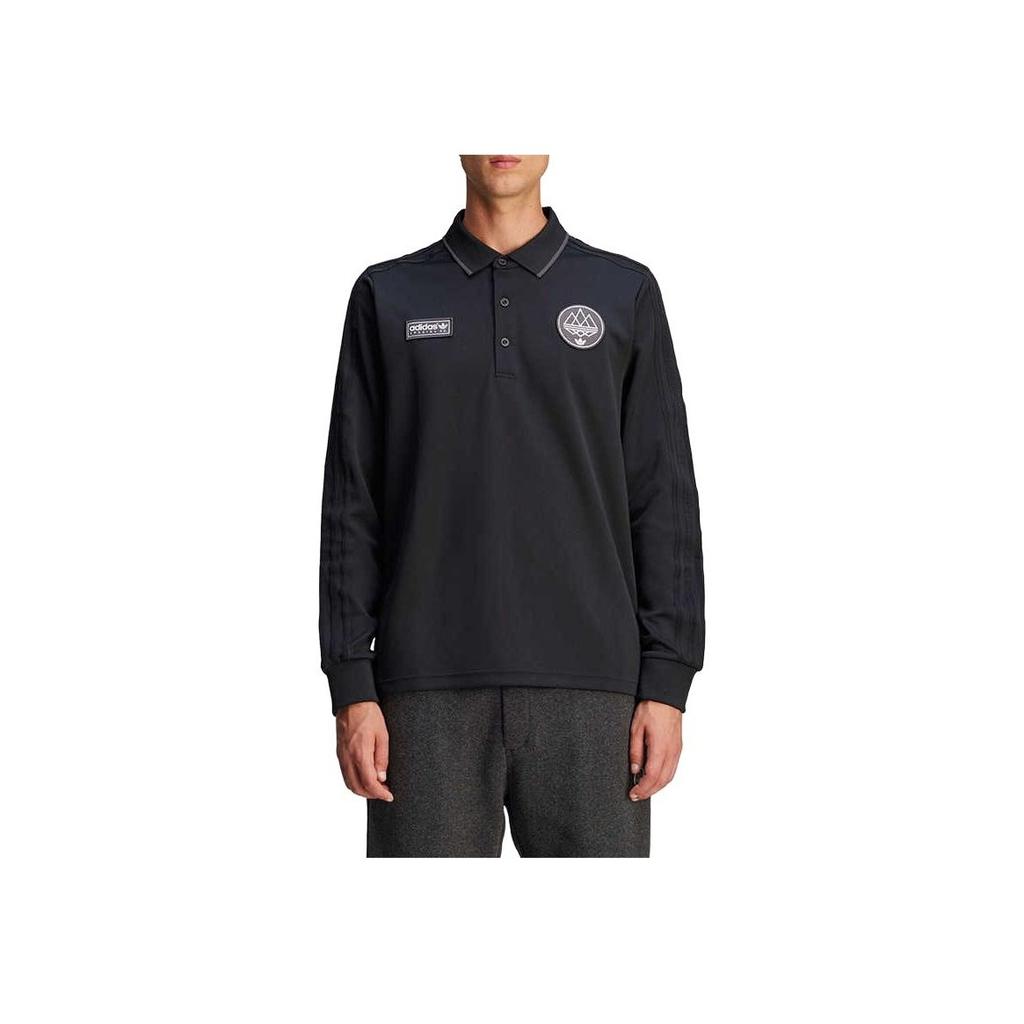 Adidas Spezial FC Поло с длинными рукавами Utility Black Men Tops Grey JE6081