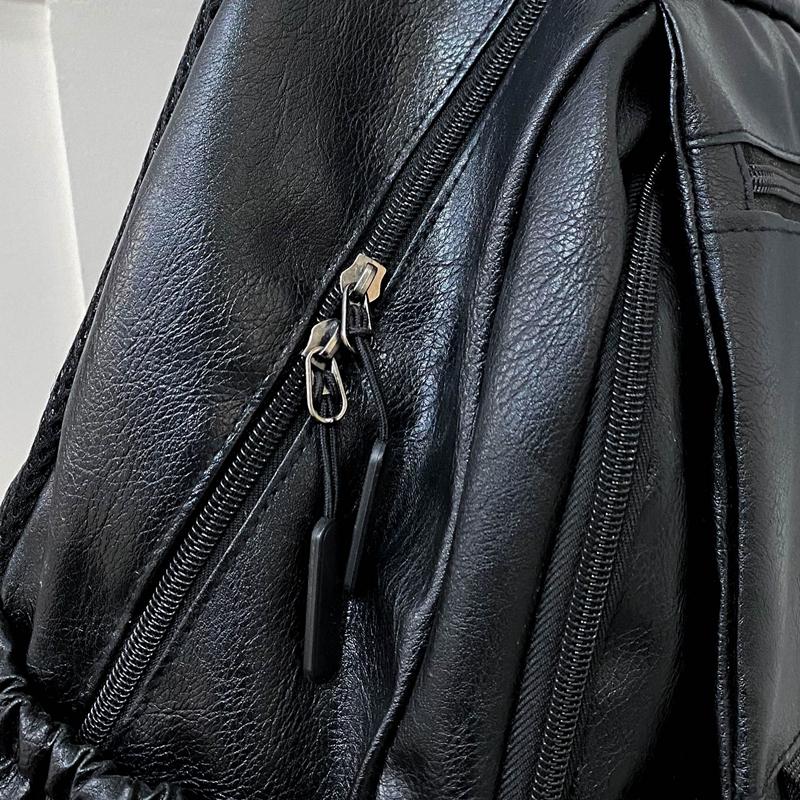 Деловая сумка для компьютера из мягкой искусственной кожи, мужской дорожный рюкзак, большой емкости, студенческий рюкзак