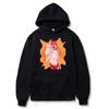 Hot Anime Chainsaw Man Power and Cat Hoodies Cute Manga Printed Oversized Hooded Pullover for Men Women Casual Loose Sweatshirts