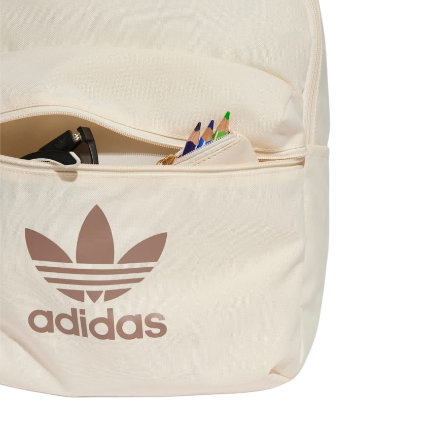 adidas Повседневный Минималистичный Модный Рюкзак из Переработанного Полиэстера Унисекс Рюкзак Miracle-White JJ4160