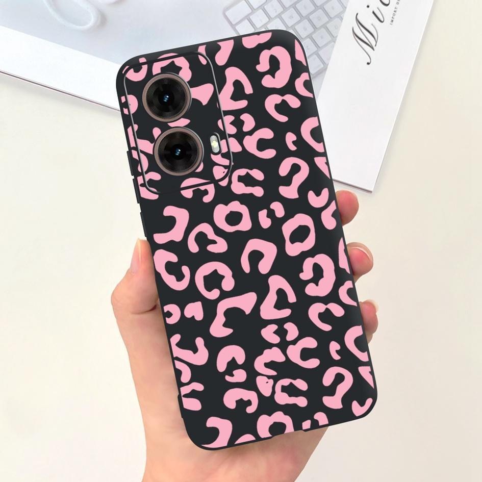 Чехол для Motorola Moto G85 5G 2024 Модный Цветочный Мраморный Мягкий Силикон Защита Камеры Чехол для Телефона Для Moto G85 XT2427-3 Coque