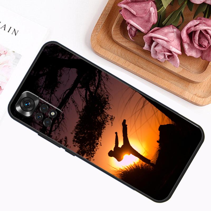Чехол для Xiaomi Redmi Note 9 10 11 12 13 14 Pro 9S 10S 11S 12S Redmi 14C 13C 10C 12C с изображением Кунг-фу Тхэквондо Каратэ