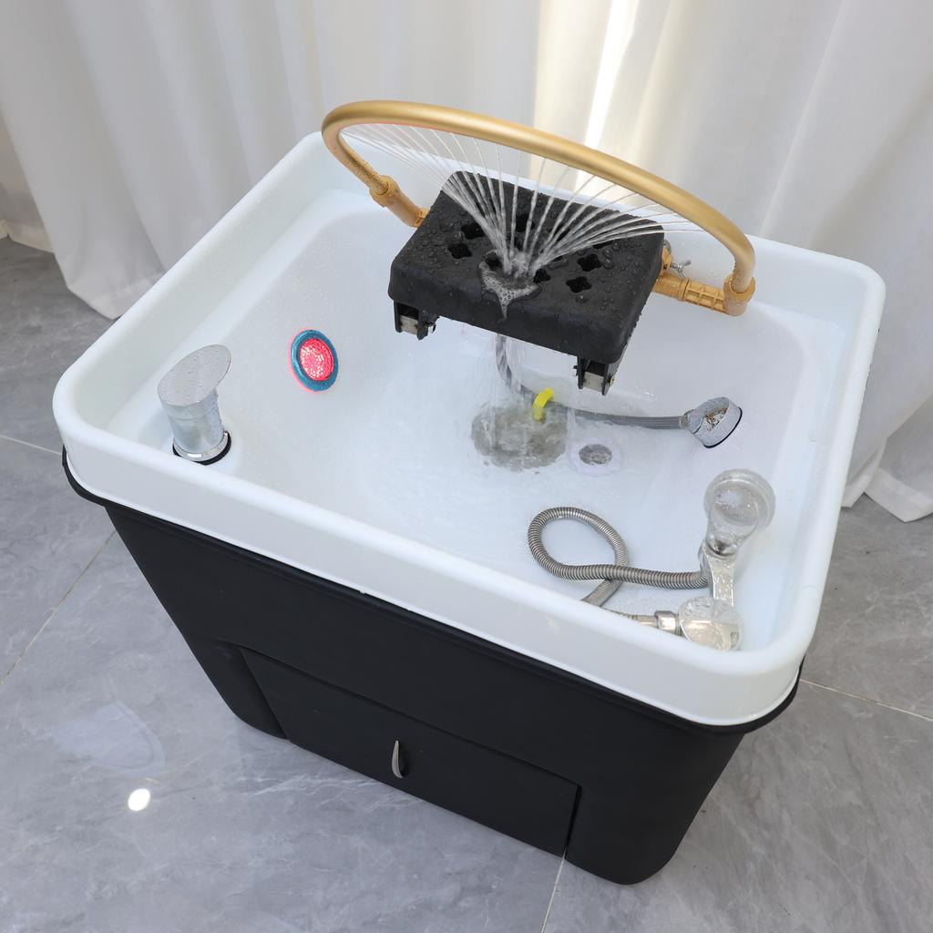 Спа-кресло для мытья головы, раковина для парикмахера, паровое переносное кресло для мытья волос, водная терапия, Lavacabezas, салонное оборудование