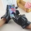 PU Luxury Women Men Touch Control Latest Fashion Leather Winter Super Warm Gloves