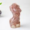 Скульптура из смолы в виде женской фигуры с натуральными водными кристаллами для настольного дисплея