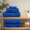 VidaXL Towels 4 Pcs Blue 100x200 Cm 360 G/m² 100% Cotton, Beach Towel, Guest Towel, Large Towel of 136723