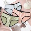 5 PCS Women Underpants Trendy Close Fit Simple Underpants Stretchy Moisture-wicking Briefs Panties for Sleeping