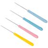 4 PCS Plastic Handle Sewing Awl for DIY Sewing Repairing Canvas Leather Sewing Awl Tools Punch Sewing Awl Kit Hand Stitching