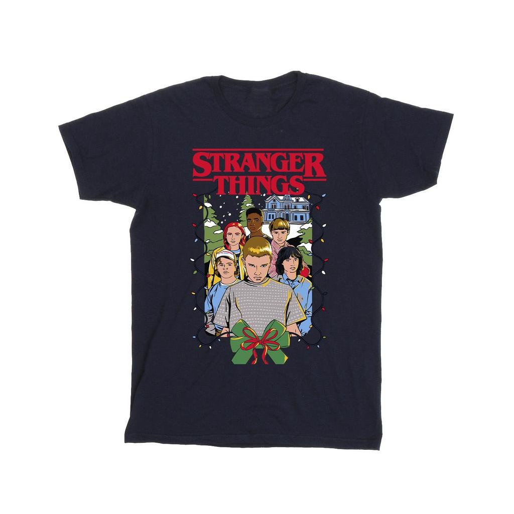 Netflix Boys Stranger Things Christmas Poster T-Shirt