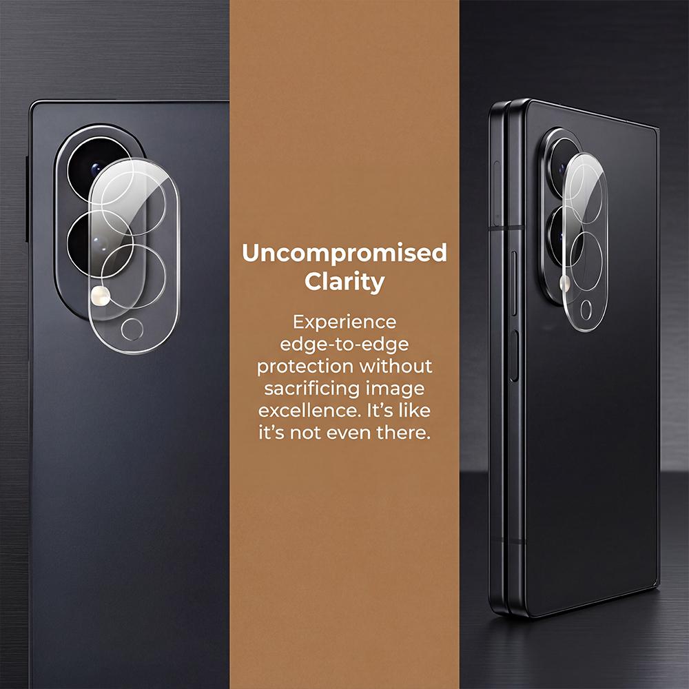 9H Tempered Glass for Samsung Galaxy Z Fold 8 Wide HD Back Camera Lens Anti-Scratch& Anti-fingerprint Protector Film Accessories
