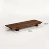 Solid Wood Tea Coaster & Decorative Riser for Flower Pots, Vases, Stones, and Plants