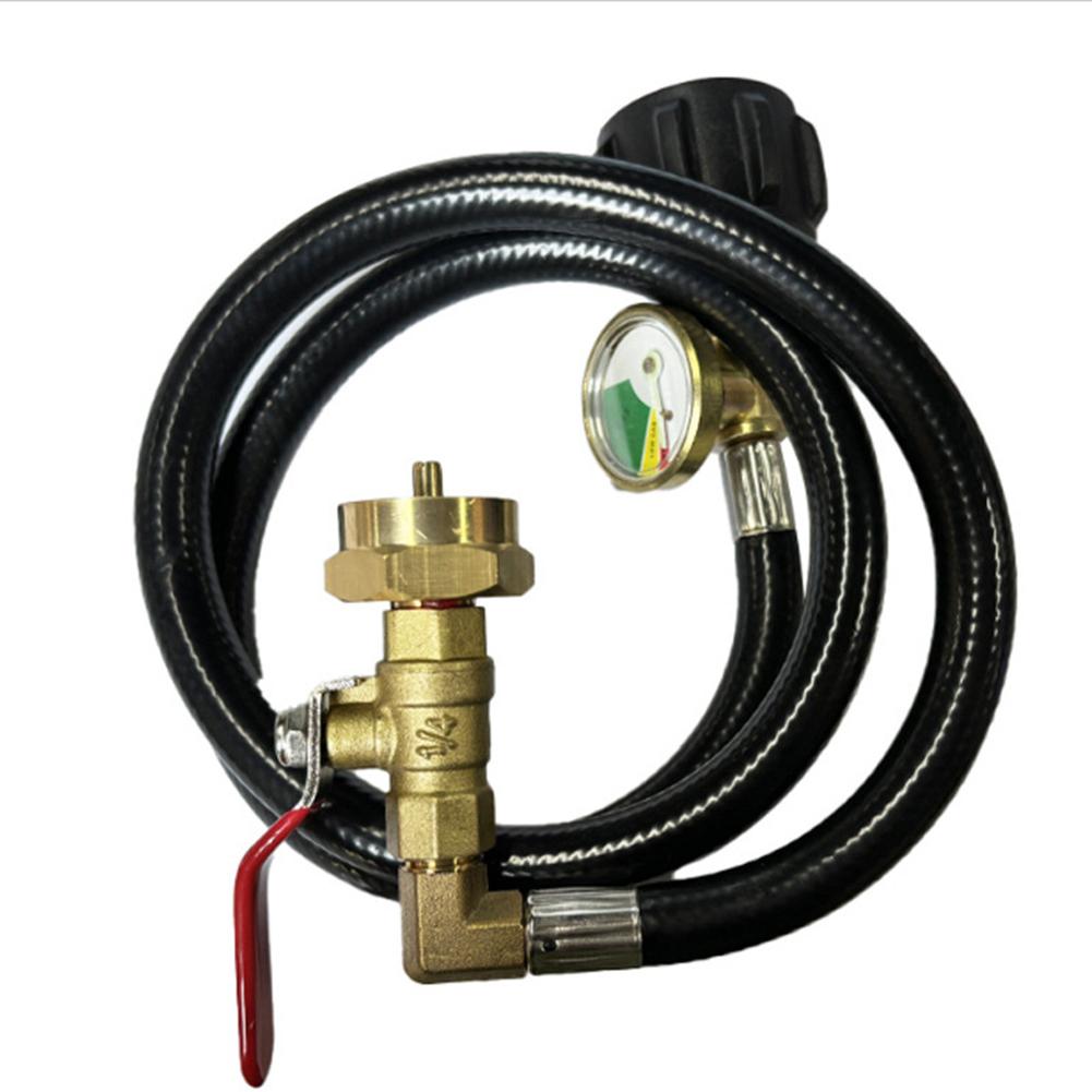 Control Valve 3FT Refill Hose Propane Refilling 3ft Propane Refill Hose Included Comprehensive Solution Construction With Brass