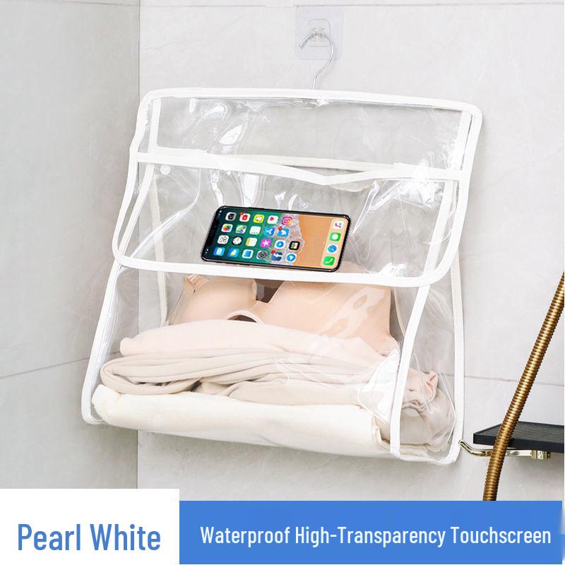 Водонепроницаемая подвесная сумка для душа для хранения одежды и телефона