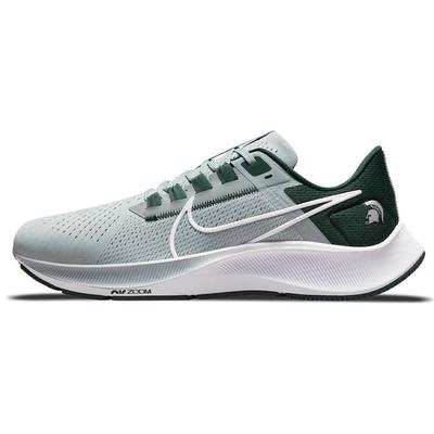 Кроссовки унисекс Air Zoom Pegasus 38 Michigan State Silver Silver-Wing Pro-Green DJ0833-001