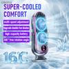 Portable Dual-Motor USB Desk Fan with Rapid Cooling, Multifunctional Five-Speed Cold Air System