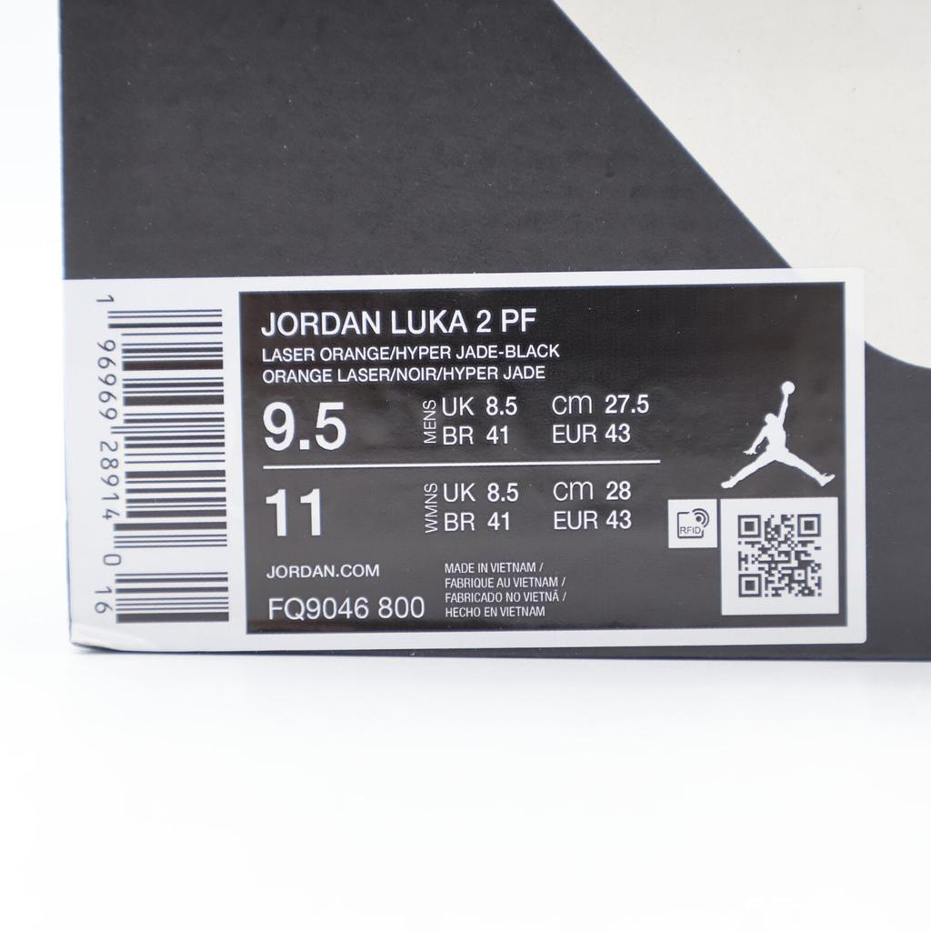 FQ9046-800 Nike Jordan Luka 2 The Pitch Лазерный Оранжевый Гипер Жадевый Древесный (Мужской)