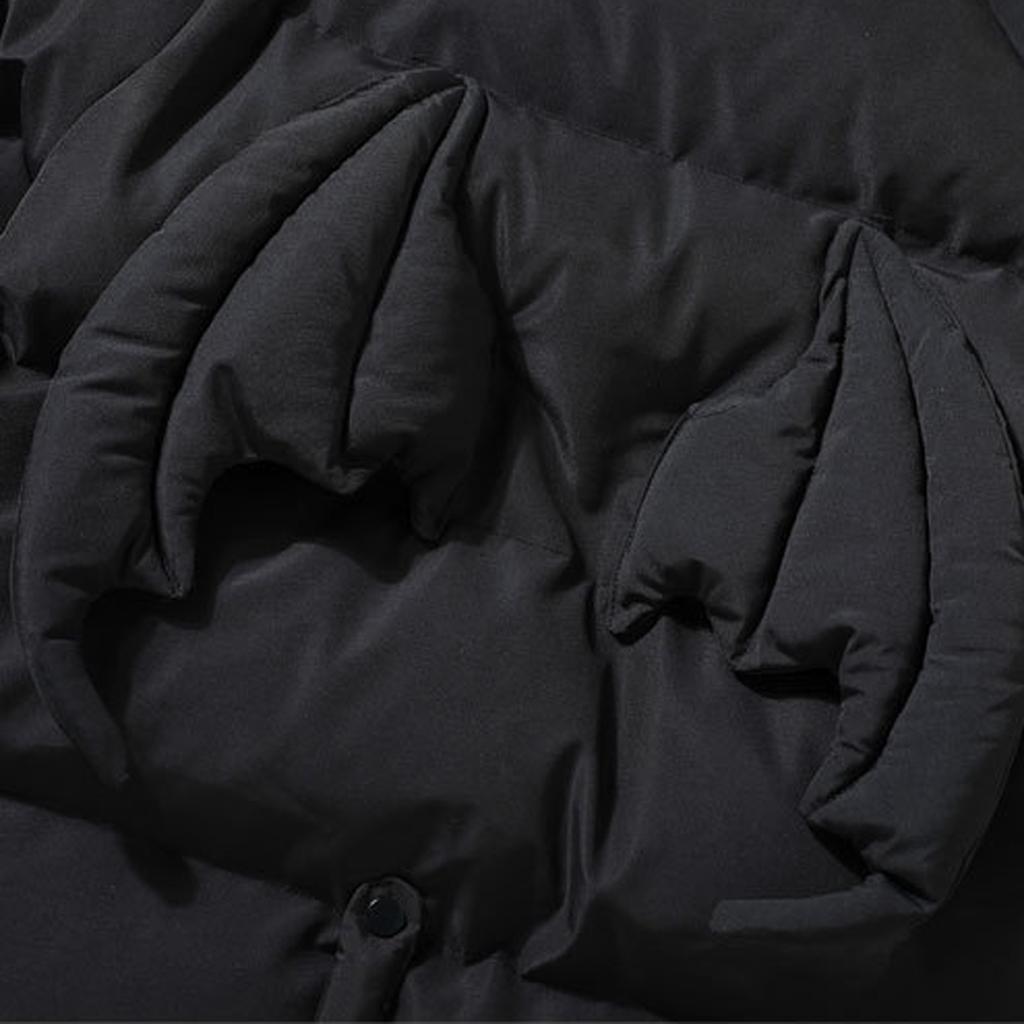 Мужская и женская толстая хлопковая куртка, свободная куртка с капюшоном Little Devil Doll