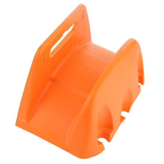 Пластиковый держатель шланга с направляющей, настенный компактный держатель для орошения сада, прочный пластиковый держатель для труб, стеллаж для хранения