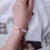Высокое качество 14 К позолоченный натуральный пресноводный жемчуг женский браслет рекламные украшения подруге подарок на день рождения