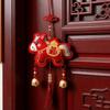 Red Lion Dance Pendant Horse Embroideried Atmosphere Lucky Pendant Spring Festival Ornaments  Wall