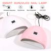 Puntos 36W Smart LED UV Nail Lamp Fast Dry Manicure Polish Dryer Phototherapy Machine