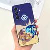 Игровой чехол C-Cookie Run K-Kingdom для телефона Samsung Galaxy A13, A21s, A22, A31, A32, A52, A53, A71, A80, Мягкий черный корпус