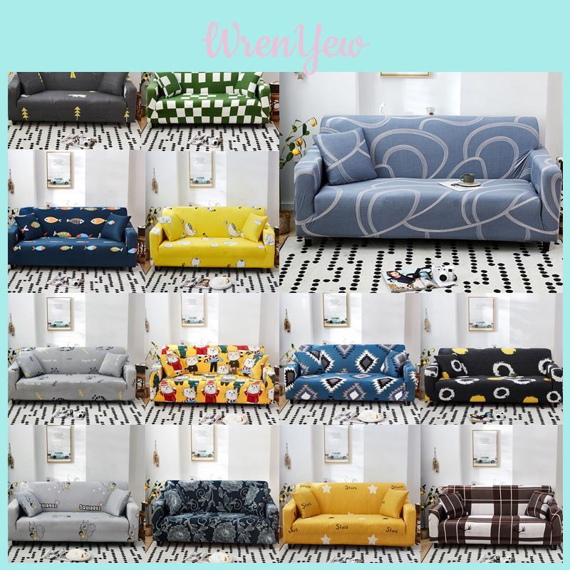 Стильный и мягкий эластичный чехол для дивана в гостиную Funda Couch Case с отличной эластичностью