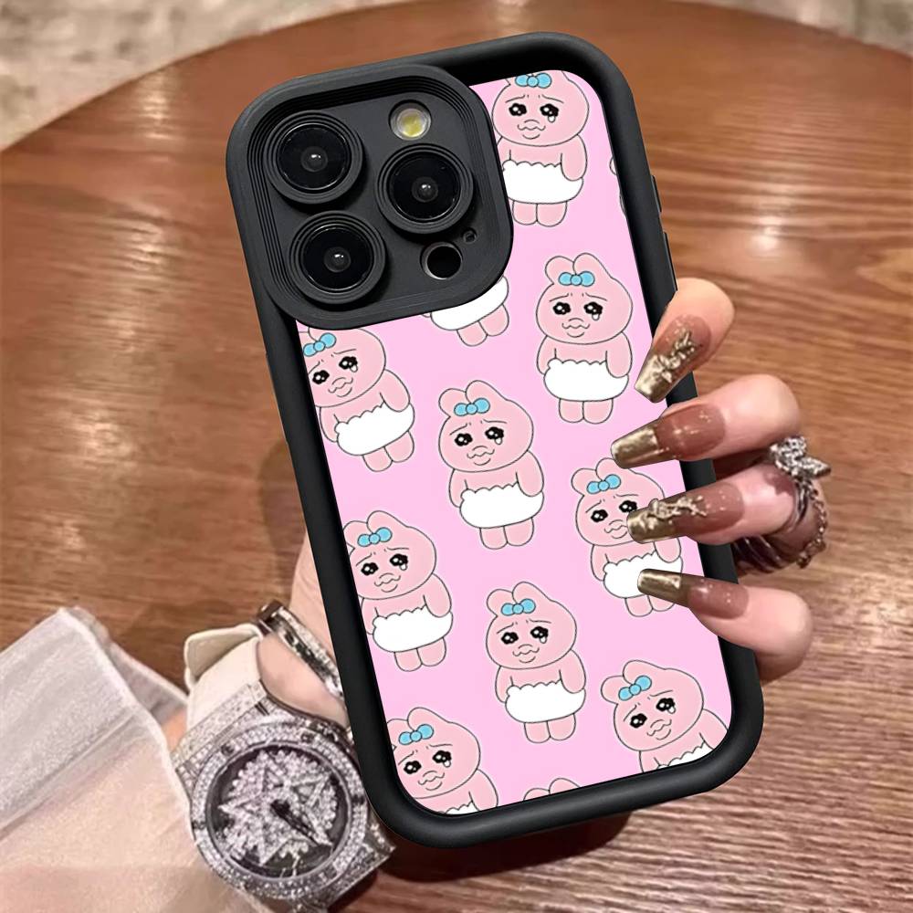 Interesting O-Opanchu Cartoon U-Usagi For IPhone 17 15 13 12 11 14 Pro Max X XR XS 16 Plus Shockproof Candy Back Cover