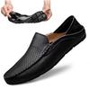 Summer Men Casual Shoes Moccasins Breathable Boat Shoes Italian Luxury Brand Mens Driving Loafers