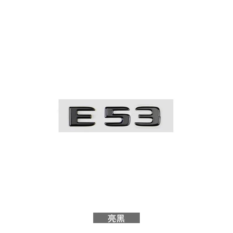 3D ABS Chrome Black E63 S Logo E63S Emblem Letters Sticker Car Trunk Badge For Mercedes Benz E63S AMG W212 W213 Accessories AF1