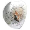 [N4715] - Photo Frame 'Romance' Crystal Chrome (10x10 Cm)