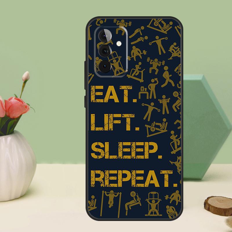 Чехол для зала, фитнеса, бодибилдинга для Samsung Galaxy A26 A54 A34 A14 A52 A32 A12 A13 A33 A53 A15 A16 A36 A56 A06 A35 A55